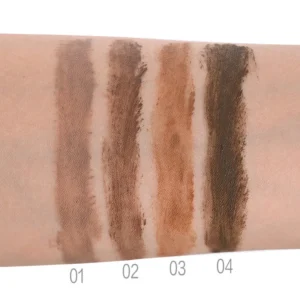 Private Label No Logo 4 Shades Waterproof Smudge Resistant 3D Eyebrow Tint Pomade Long Lasting Brow Makeup