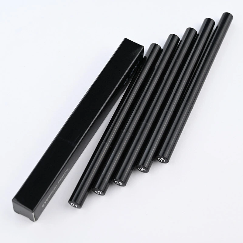 Private Label No Logo 5 Shades Dual-ended Retractable Waterproof Eyebrow Pencil Long Lasting Brow Definer