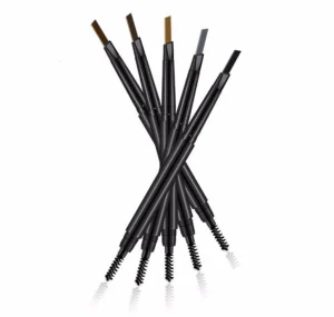 Private Label No Logo 5 Shades Dual-ended Retractable Waterproof Eyebrow Pencil Long Lasting Brow Definer