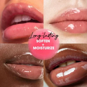 Private Label No Logo 6 Shades Fruit Flavor Hydrating Plumping Lip Oil, Clear Dewy Dudu Lips Nourishing Lip Gloss