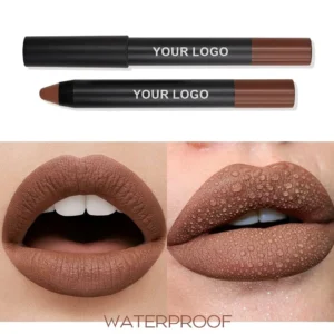 Private Label No Logo 9 Shades Matte Lip Crayon Lip Liner, Waterproof Color Lock Non-transfer Long Wear Lip Makeup