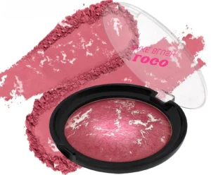 Private Label No Logo Baked Blush Powder, Matte Shimmer Mixed Multi-tone Highly Pigmented Long Wear Face Rouge