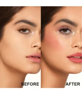Private Label No Logo Baked Blush Powder, Matte Shimmer Mixed Multi-tone Highly Pigmented Long Wear Face Rouge
