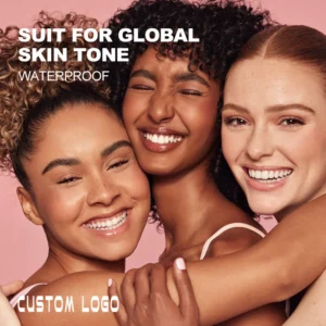 Private Label No Logo Black Soft Tube Liquid Foundation, Hydrating Full Coverage Oil Control Long Wear Base Makeup