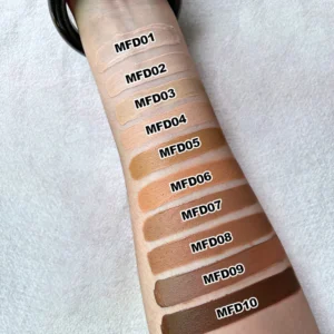 Private Label No Logo Black Soft Tube Liquid Foundation, Hydrating Full Coverage Oil Control Long Wear Base Makeup
