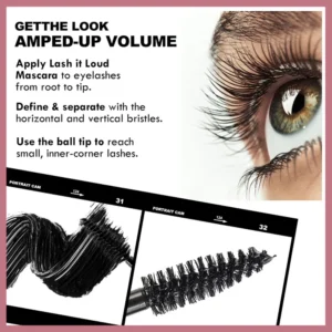 Private Label No Logo Waterproof Smudge Resistant Black Mascara, Lengthening Curling Volumizing Long Lasting Eyelash Makeup