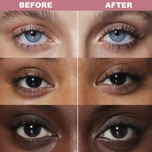 Private Label No Logo Waterproof Smudge Resistant Black Mascara, Lengthening Curling Volumizing Long Lasting Eyelash Makeup