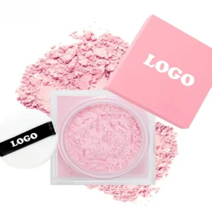 Private Label No Logo Waterproof Oil Control Loose Setting Powder, Non-Caking Brightening Long Lasting Facial Finishing Makeup