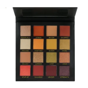 Private Label No Logo Affordable Colorful Eyeshadow Palette Built with Highlight & Contour Daily Eye Makeup