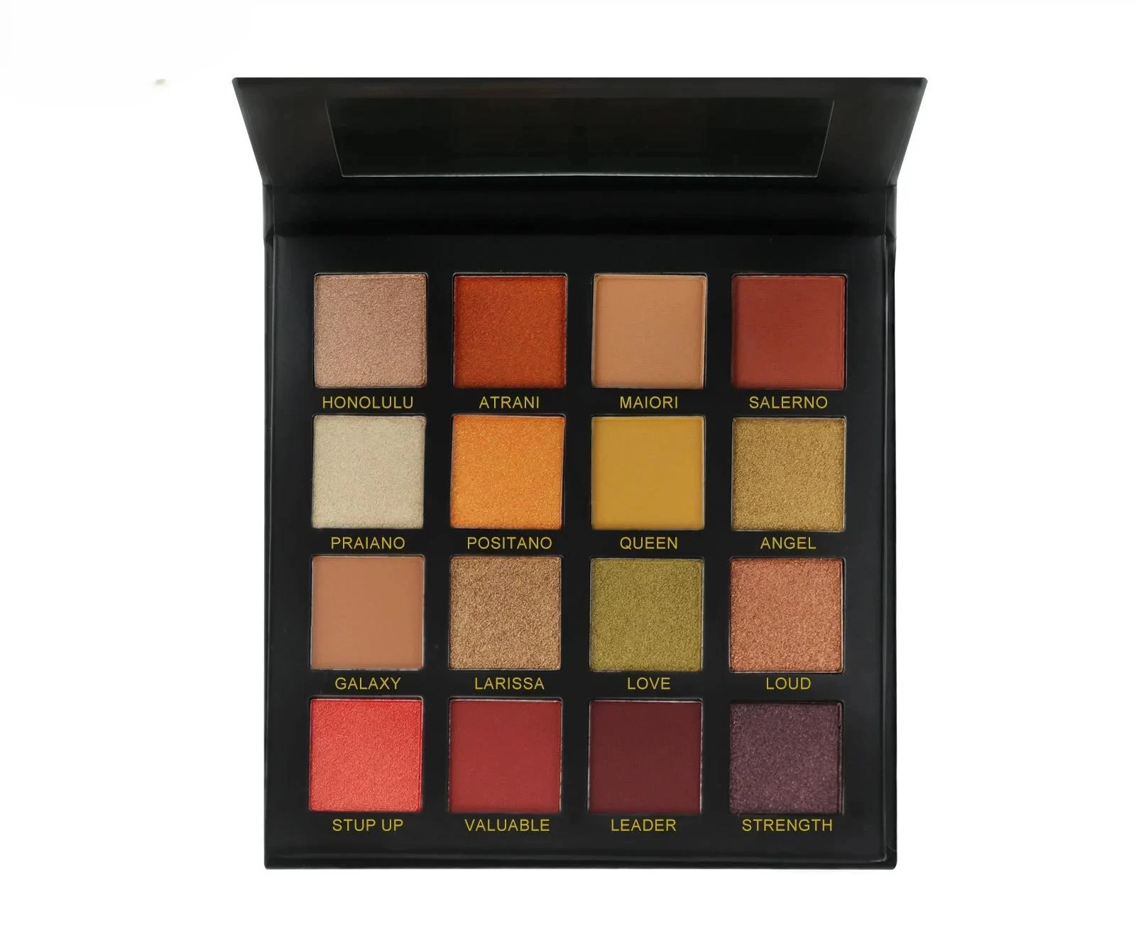 Private Label No Logo Affordable Colorful Eyeshadow Palette Built with Highlight & Contour Daily Eye Makeup