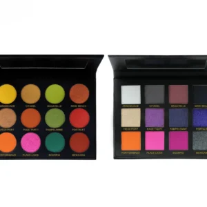 Private Label No Logo Multi-use Colorful Eyeshadow Palette, Matte Shimmer Fine Glitter Highly Pigmented Daily Eye Makeup
