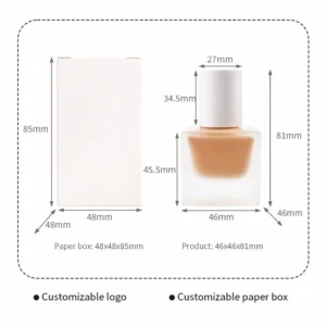 Private Label No Logo Matte Creamy Finish Foundation, Oil Control Antioxidant Hydrating Full Coverage Concealing Base Makeup