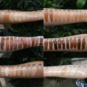 Private Label No Logo Matte Creamy Finish Foundation, Oil Control Antioxidant Hydrating Full Coverage Concealing Base Makeup