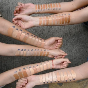Private Label No Logo Matte Creamy Finish Foundation, Oil Control Antioxidant Hydrating Full Coverage Concealing Base Makeup