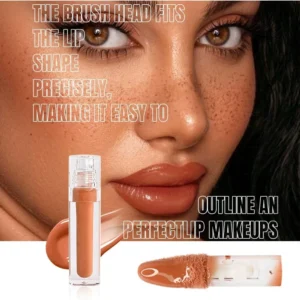 Private Label No Logo Diamond Glitter Mirror Non-sticky Hydrating Plumping Long Wear Lip Gloss