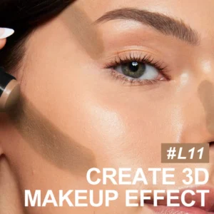 Private Label No Logo Dual End Contour Highlight Stick, 3D Facial Sculpting Nose Shadow Brightening Makeup