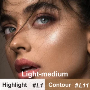 Private Label No Logo Dual End Contour Highlight Stick, 3D Facial Sculpting Nose Shadow Brightening Makeup