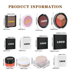 Private Label No Logo Dual-End Low-Saturation Cream Blush Stick, Matte Shimmer Multi-Use Natural Nude Facial Rouge Makeup