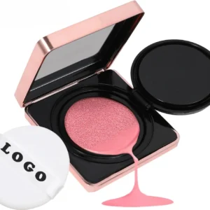 Private Label No Logo Matte Shimmer Liquid Blush, Waterproof Fade Resistant Highly Pigmented Facial Rouge Makeup
