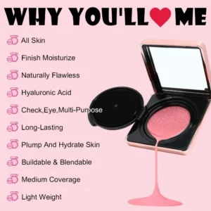 Private Label No Logo Matte Shimmer Liquid Blush, Waterproof Fade Resistant Highly Pigmented Facial Rouge Makeup
