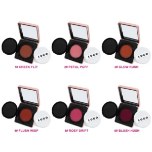Private Label No Logo Matte Shimmer Liquid Blush, Waterproof Fade Resistant Highly Pigmented Facial Rouge Makeup