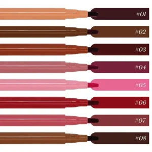 Private Label No Logo Flocked Applicator Matte Liquid Lipstick Pen, Non-transfer Long Lasting Fade Resistant Lip Makeup