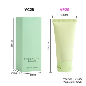 Private Label No Logo Gentle Exfoliating Gel, Deep Cleansing Dead Skin Remover Hydrating Facial Skin Care