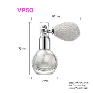 Private Label No Logo Shimmer Glitter Highlighter Setting Spray, Natural Dewy Facial Brightening Makeup Fixer