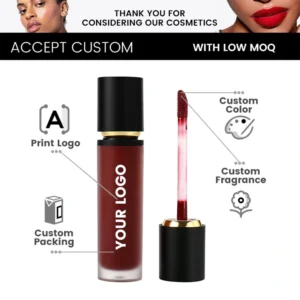 Private Label No Logo Glossy Plumping Lip Gloss, Non Transfer Cup Proof Hydrating Long Lasting Liquid Lip Color