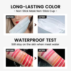 Private Label No Logo Glossy Plumping Lip Gloss, Non Transfer Cup Proof Hydrating Long Lasting Liquid Lip Color