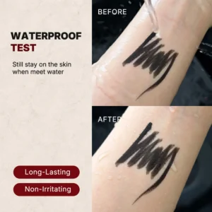 Private Label No Logo Gothic Style Matte Liquid Lip Liner, Waterproof Smooth Highly Pigmented Precise Lip Contour Makeup