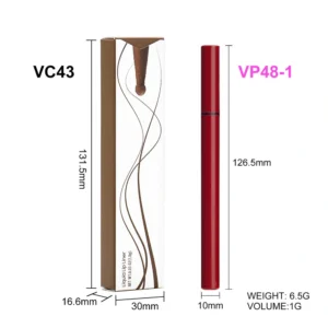 Private Label No Logo Gothic Style Matte Liquid Lip Liner, Waterproof Smooth Highly Pigmented Precise Lip Contour Makeup