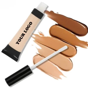 Private Label No Logo Green Color Correcting Liquid Concealer, Dark Circle Blemish Spot Covering Non-Caking Facial Makeup
