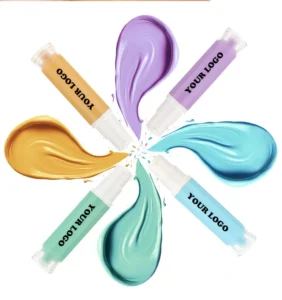 Private Label No Logo Green Color Correcting Liquid Concealer, Dark Circle Blemish Spot Covering Non-Caking Facial Makeup