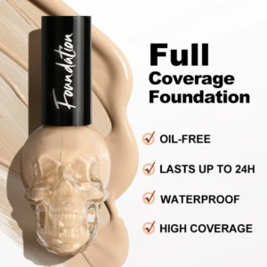 Private Label No Logo Hydrating Matte Liquid Foundation, Oil Control Full Coverage Long Wear Transfer Resistant Base Makeup