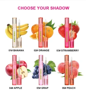 Private Label No Logo Dewy Plumping Lip Jelly Oil, Non-Transfer Cup-Proof Fade-Resistant Hydrating Dudu Lips Lip Gloss