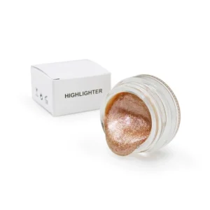 Private Label No Logo Jelly Gel Liquid Highlighter, Glitter Cream Eyeshadow for Face & Eye Contour Brightening
