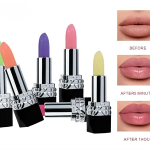 Private Label No Logo Hydrating Jelly Temperature Changing Lipstick, Long Wear Nourishing Plumping Tinted Lip Balm