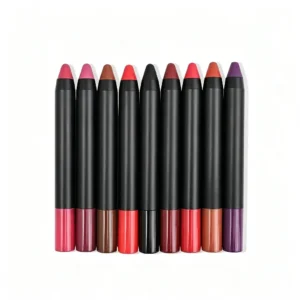 Private Label No Logo Waterproof Full Coverage Lip Liner Pencil with Sharpener, Long Lasting Precise Lip Contour Makeup