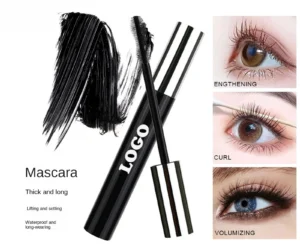 Private Label No Logo Waterproof Smudge Resistant Mascara, Lengthening Curling Volumizing Long Lasting Eyelash Styling Makeup