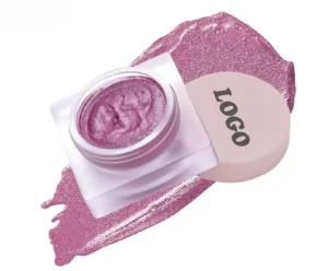 Private Label No Logo Waterproof Long-Lasting Cream Eyeshadow, Shimmer Fine Glitter Highly Pigmented Eye Brightening Makeup