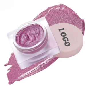 Private Label No Logo Waterproof Long-Lasting Cream Eyeshadow, Shimmer Fine Glitter Highly Pigmented Eye Brightening Makeup