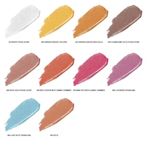 Private Label No Logo Waterproof Long-Lasting Cream Eyeshadow, Shimmer Fine Glitter Highly Pigmented Eye Brightening Makeup