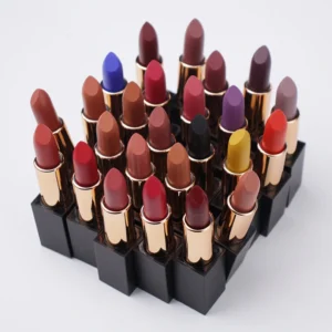 Private Label No Logo Magnetic Buckle Matte Lipstick, Waterproof Sweat Proof Non-transfer Long Wear Hydrating Lip Makeup