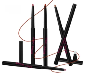 Private Label No Logo Waterproof Matte Plumping Lip Liner with Sharpener, Long Wear Precise Lip Contour Pencil