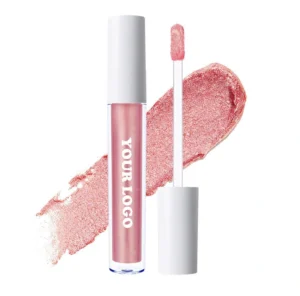 Private Label No Logo Mirror Hydrating Lip Jelly Gloss, Non-Transfer Cup-Proof Plumping Fade-Resistant Long-Wear Lip Color