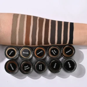 Private Label No Logo Multi-color Nourishing Waterproof Eyebrow Gel, Long Lasting Fade Resistant Brow Styling Makeup