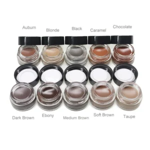 Private Label No Logo Multi-color Nourishing Waterproof Eyebrow Gel, Long Lasting Fade Resistant Brow Styling Makeup