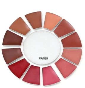 Private Label No Logo Waterproof Color-Lock Matte Multi-Shade Lipstick Palette, Non-Transfer Long-Lasting Cup-Proof Lip Cosmetic