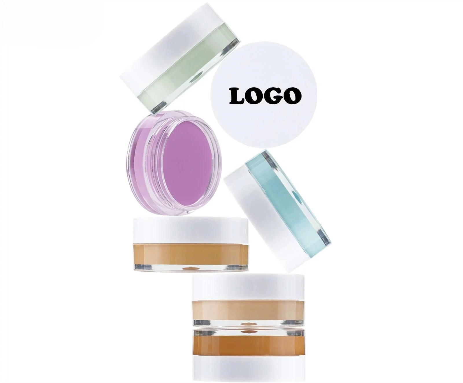 Private Label No Logo Multi-Shade Concealer Palette, Spot Dark Circle Blemish Tattoo Covering Non-Caking Facial Correcting Makeup